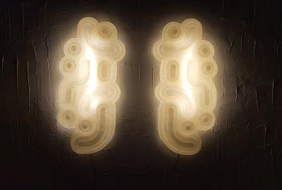  LAS NIMAS ANACRONOS wall light sculpture single piece