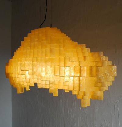  LAS NIMAS ARCHAE 410 GOLD pendant enlightened sculpture