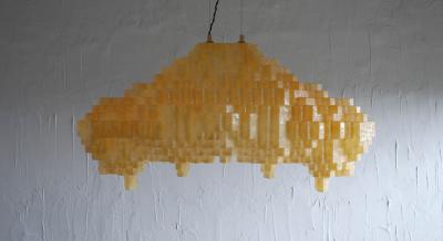  LAS NIMAS ARCHAE 410 GOLD pendant enlightened sculpture