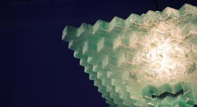  LAS NIMAS ARCHAE 411 VERDE pendant enlightened sculpture