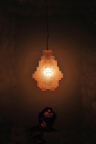  LAS NIMAS ARCHAE 412 PINK pendant enlightened sculpture