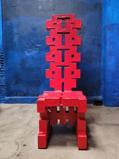  LAS NIMAS ESTALO chair red throne