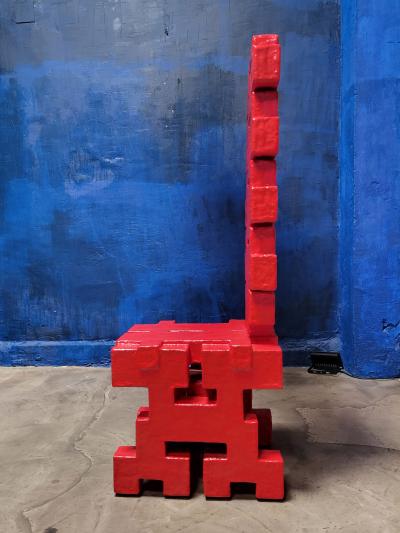  LAS NIMAS ESTALO chair red throne