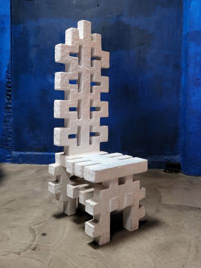  LAS NIMAS ESTALO chair throne white