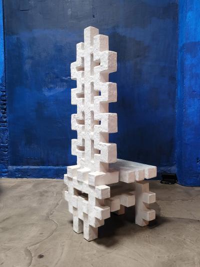  LAS NIMAS ESTALO chair throne white