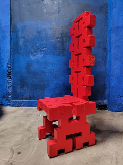  LAS NIMAS ESTALO chair throne white