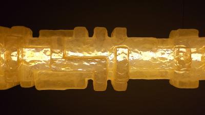  LAS NIMAS IB RICA AMBER elongated pendant light elightended sculpture