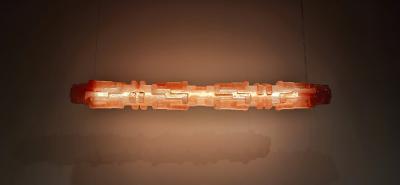  LAS NIMAS IB RICA ROSA elongated pendant light elightended sculpture