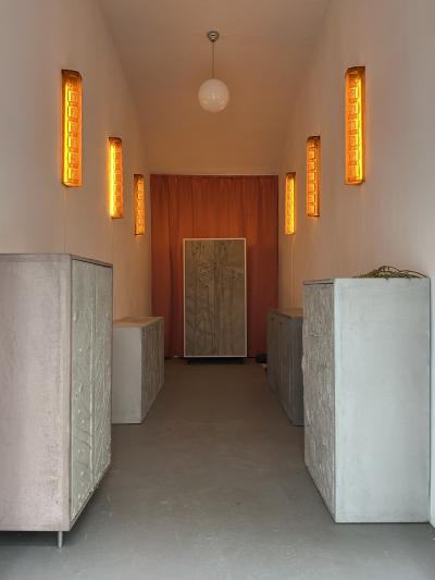  LAS NIMAS ITERACI N pair of wall light sculptures