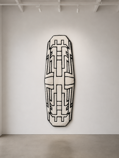  LAS NIMAS LUX NIGRA tapestry floor piece