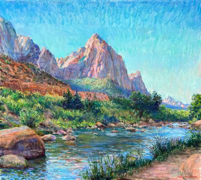  LEO MANCINI HRESKO Zion Morning Light