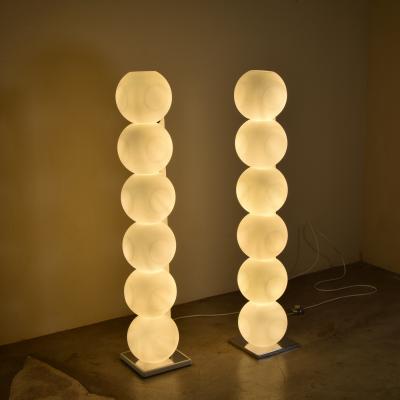  LUCI Set of two Italian floor lamps space age by Luci mod 440