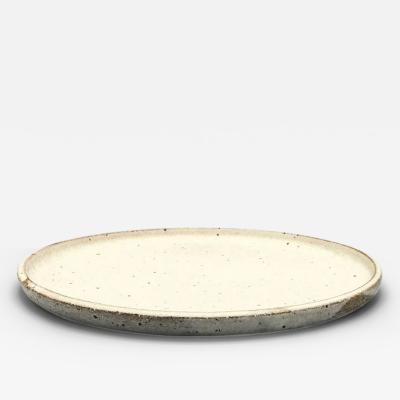  LUNA CERAMICS STUDIO LARGE PLATE IN CHALK