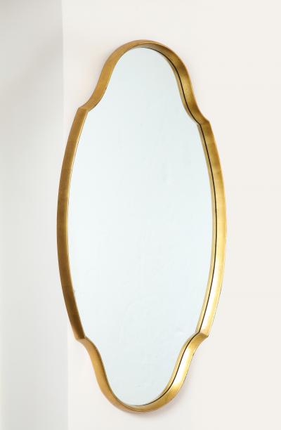  La Barge 1960s Mid Century Modern Gold Leaf Mirror In the Style Of La Barge