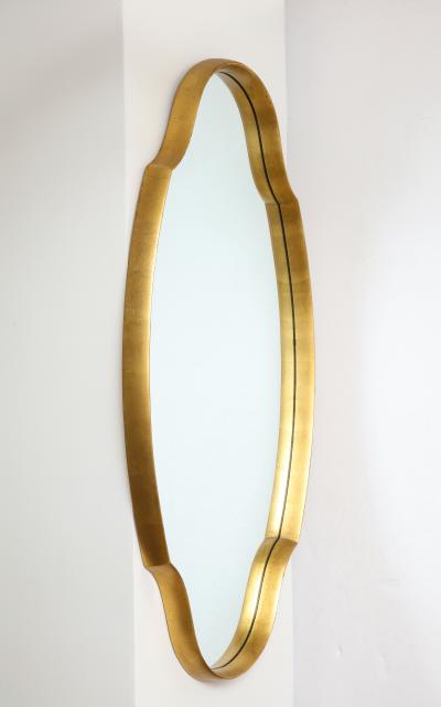 La Barge 1960s Mid Century Modern Gold Leaf Mirror In the Style Of La Barge