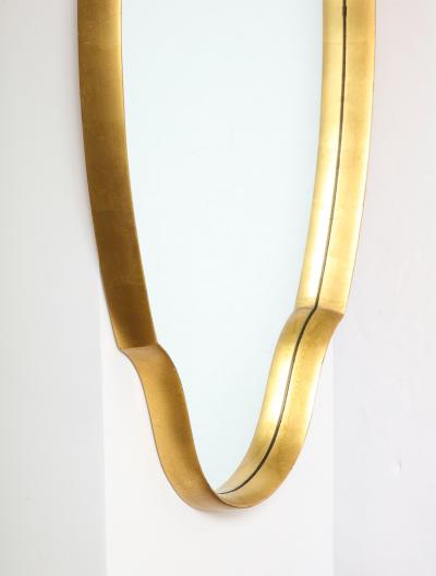  La Barge 1960s Mid Century Modern Gold Leaf Mirror In the Style Of La Barge