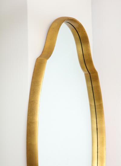  La Barge 1960s Mid Century Modern Gold Leaf Mirror In the Style Of La Barge