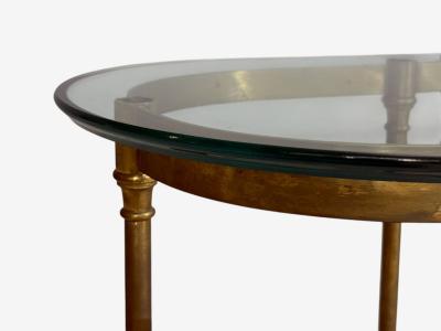  La Barge LaBarge German Modern Console Table Brass Glass Germany 1970s