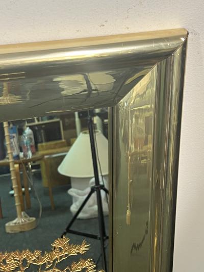  La Barge MODERN CHINOISERIE GOLD DECORATED MIRROR BY LA BARGE