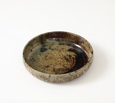  La Borne Potters Large La Borne Ceramic Low Bowl France C 1950 60 s