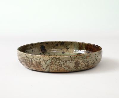  La Borne Potters Large La Borne Ceramic Low Bowl France C 1950 60 s