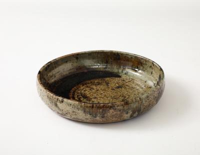  La Borne Potters Large La Borne Ceramic Low Bowl France C 1950 60 s