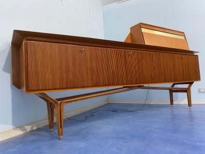  La Permanente Mobili Cant Italian Midcentury Sideboard by Consorzio Esposizione Mobili di Cant 1950s