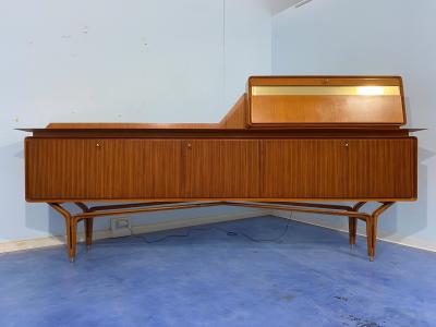  La Permanente Mobili Cant Italian Midcentury Sideboard by Consorzio Esposizione Mobili di Cant 1950s