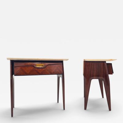  La Permanente Mobili Cant Mid Century Bedside Tables or Night Stands by La Permanente Mobili Cant 1950s