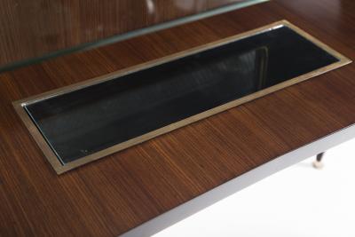 La Permanente Mobili Cant Mid Century Console With Mirror by Cantu Mobili