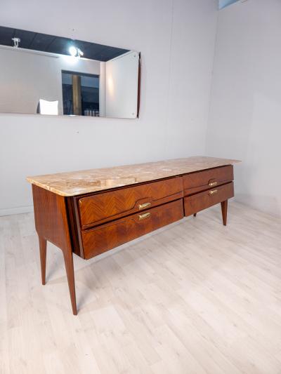  La Permanente Mobili Cant Mid Century Sideboard with Mirror by La Permanente Mobili Cant 1950s