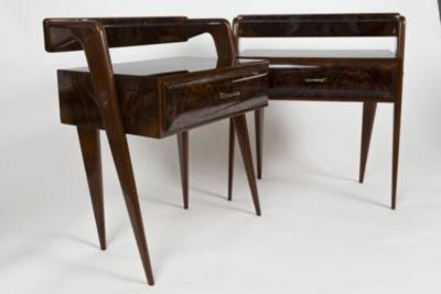  La Permanente Mobili Cant Pair of Italian Mid Century Bedside Tables