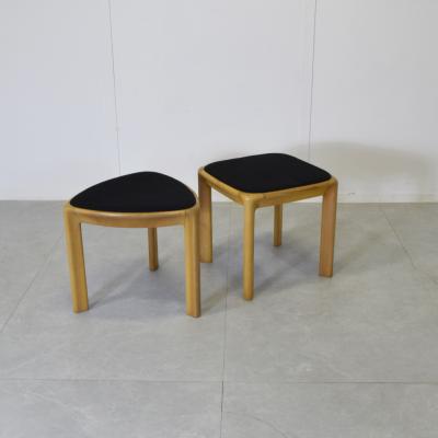  La sorgente del mobile Angelo Mangiarotti set of two stools 1970s