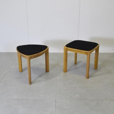  La sorgente del mobile Angelo Mangiarotti set of two stools 1970s