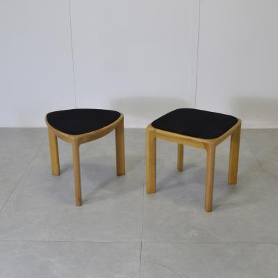  La sorgente del mobile Angelo Mangiarotti set of two stools 1970s