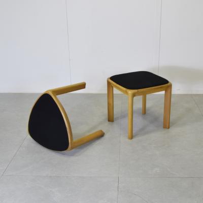  La sorgente del mobile Angelo Mangiarotti set of two stools 1970s