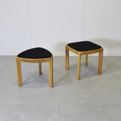  La sorgente del mobile Angelo Mangiarotti set of two stools 1970s