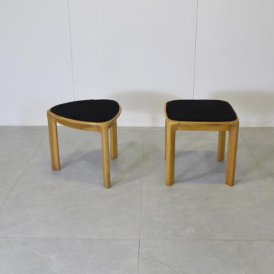  La sorgente del mobile Angelo Mangiarotti set of two stools 1970s