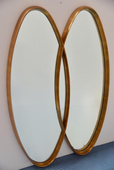  LaBarge DOUBLE OVERLOCKING OVAL MIRRORS