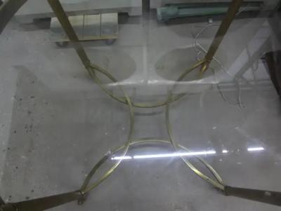  LaBarge Italian Hollywood Regency Brass Center Table Or Dining Table