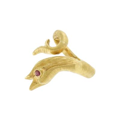  Lalaounis Ilias Lalaounis Ilias Lalaounis 18kt Yellow Gold Serpent Ring