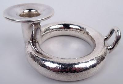  Lalaounis Lalaounis Modern Classical Sterling Silver Chamberstick