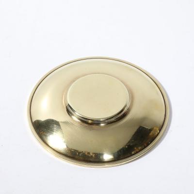  Lalaounis Mid Century Sterling Silver Polished Brass Tray of Apollo signed Lalaounis