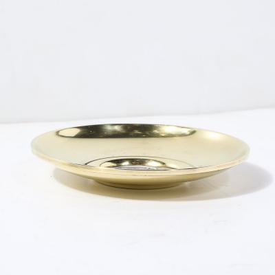  Lalaounis Mid Century Sterling Silver Polished Brass Tray of Apollo signed Lalaounis