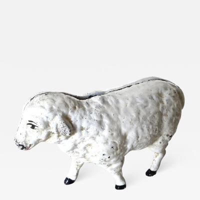  Lamb Cast Iron Still Bank American Circa 1970