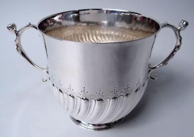  Lambert Co English Victorian Georgian Classical Britannia Silver Covered Urn 1894