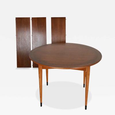 Lane Acclaim Mid Century Lane Acclaim Expandable Round to Oval Dining Table
