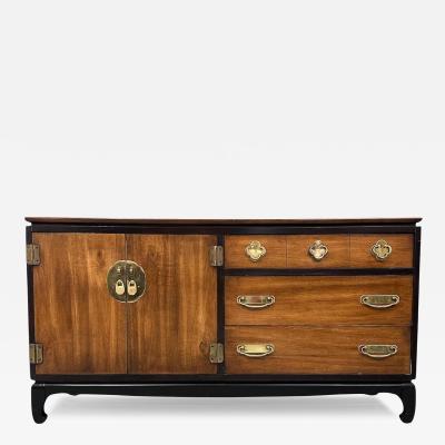  Lane Furniture 1970s Lane Asian Inspired Credenza Mid Century