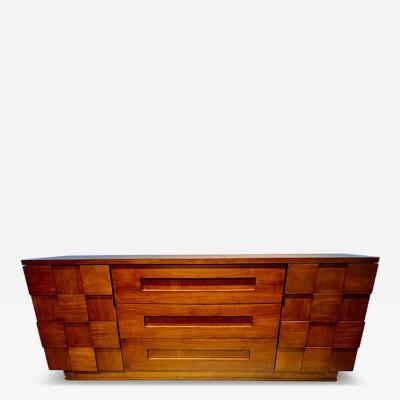  Lane Furniture American Modern Mahogany Chest of Drawers 1960s Lane Furniture Co 