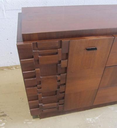  Lane Furniture American Modern Mahogany Dresser Lane